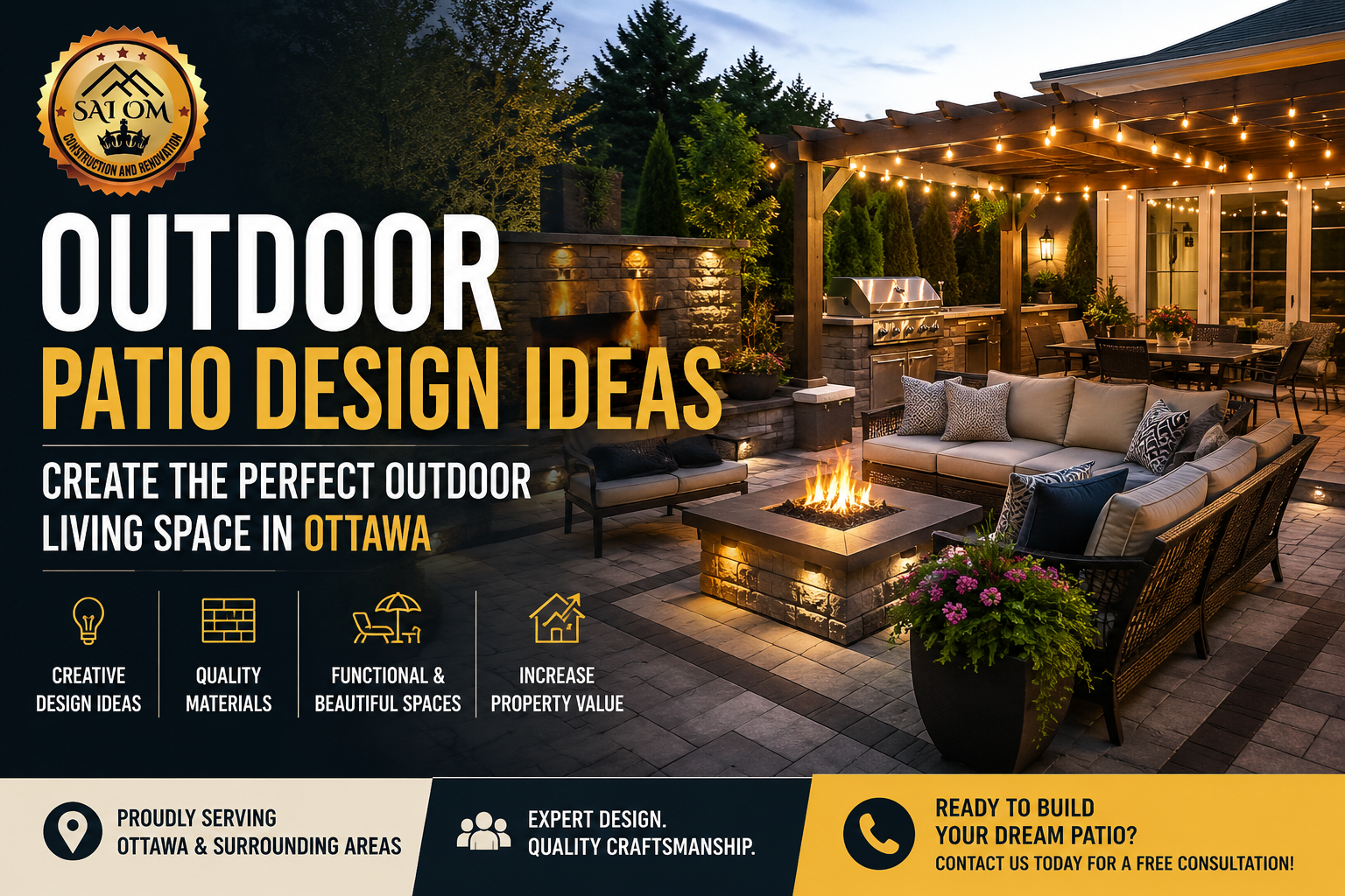Create your dream outdoor patio
