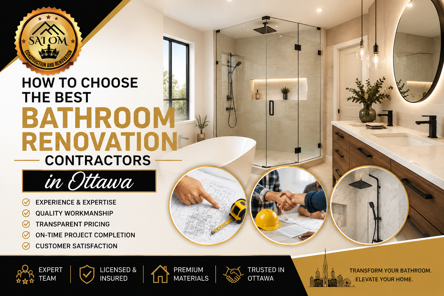 Transform your bathroom with SAI OM