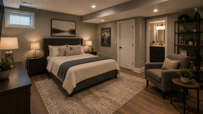 Basement Bedrooms & Guest Suites
